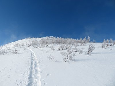 少し下って振り返る