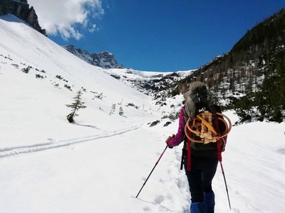 IMG_20190502_124843.jpg (275.82 KiB) 閲覧された回数 7023 回 カンジキ背負って歩いていると、イタリアにいるとは思えない