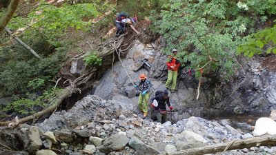 コクイ谷の下り