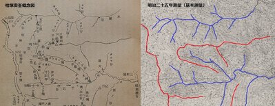概念図と地形図の類似性