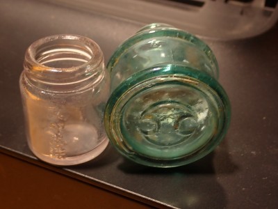 小倉ボントンインキとみやこ染の瓶