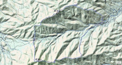 今回歩いたコースのGPS軌跡図