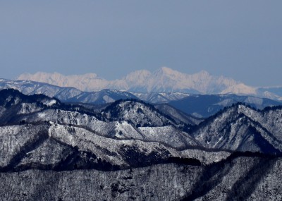 槍ヶ岳と穂高連峰