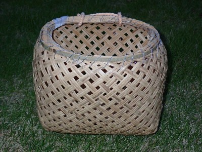 オジヤンの編んだ籠