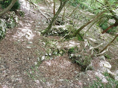 国位鉱山の4連焼き窯