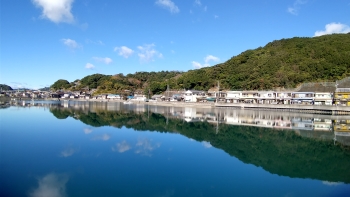 歩き始めてすぐの景色