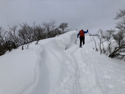 かわいらしい雪庇