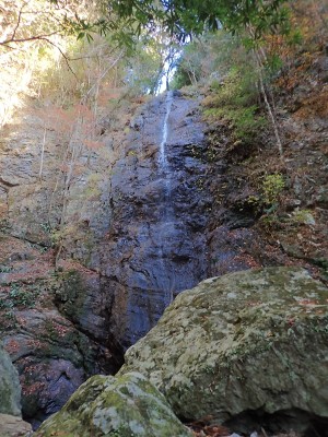 笠木不動滝雌滝