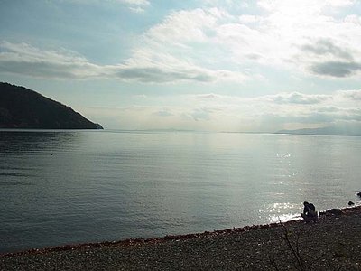 奥琵琶湖湖畔です～