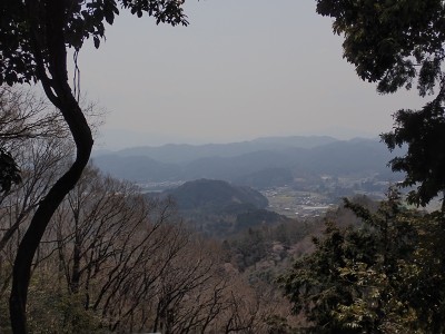 五箇篠山城方面