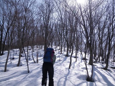 小谷の西尾根