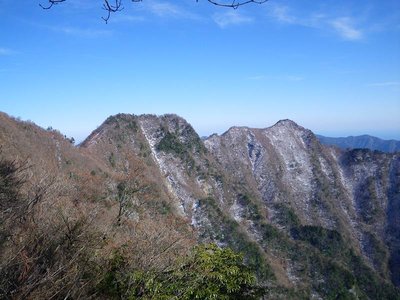 右が古ヶ丸山