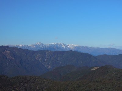 熊野から大峰・釈迦遠望