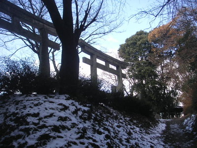 二つ鳥居、こんな風に横並び
