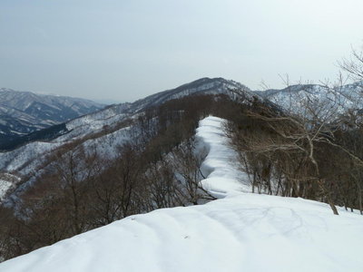 鳥越山を目指して