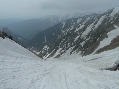 ガスが取れた毛勝谷