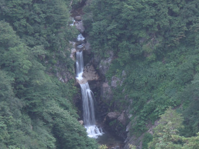 足の松沢の二段の滝
