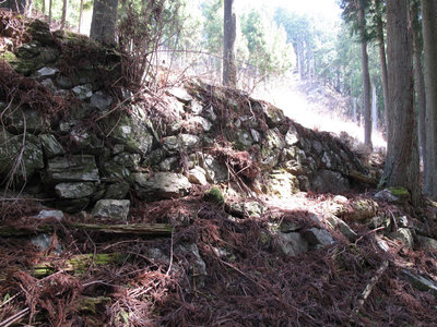 中栃村の屋敷跡
