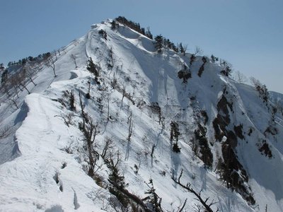 白谷山北面